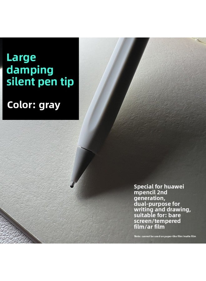 Loquat Damping Mute Nib For HuaweiMpencil2 Star Flash 3 Generation AR Tempered Film Small Blackhead Non-slip Soft Pen Head-Color:Real Purple 【mute Nib】 【For Huawei2/3 Generation Pen Special-with Storage Bo  - Image 5