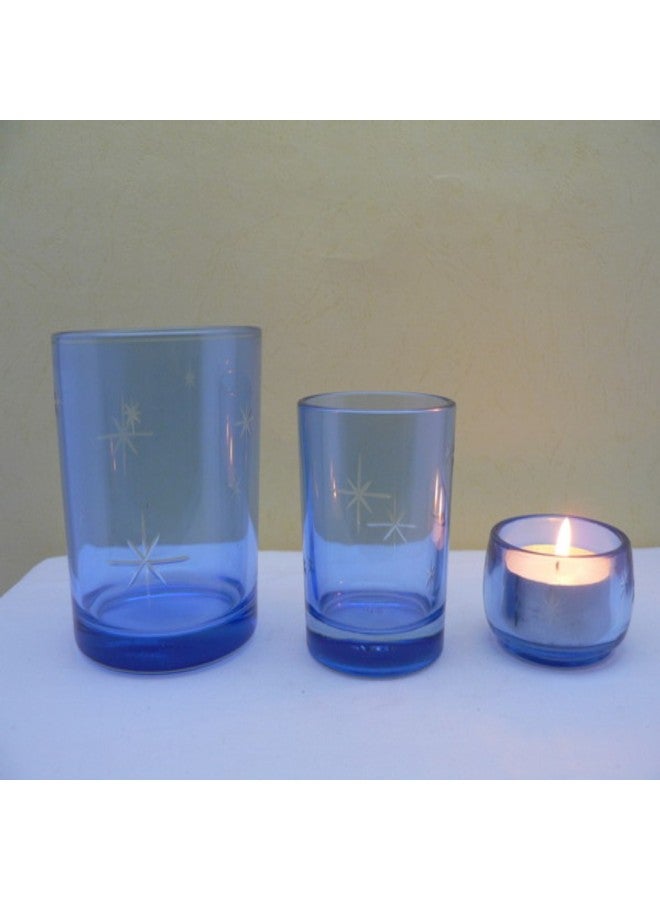 Direct 105 Round Square Dot Baking Lotus Candle Glass Heat-resistant Candle Glass-Color:White-Capacity:51-100ML  - Image 3