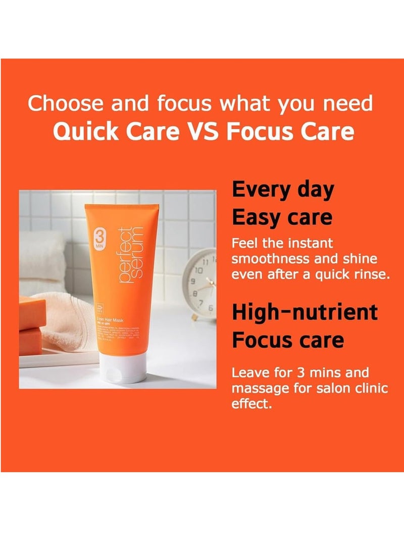 Mise En Scène - Mise En Scene 3 Min Korean Hair Mask Perfect Serum Conditioner Original 22.99 Fl Oz Perfect Serum Original Shampoo 22.99 Fl Oz - Image 1