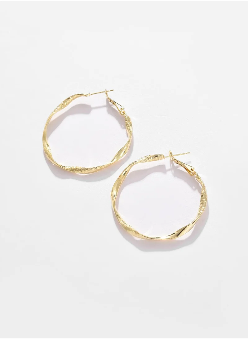 سوهي Contemporary Designer Hoop Earring