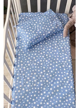 Tiny Plans Elastic Baby Kids Bed Sheet Pillow Case Set  - Image 1