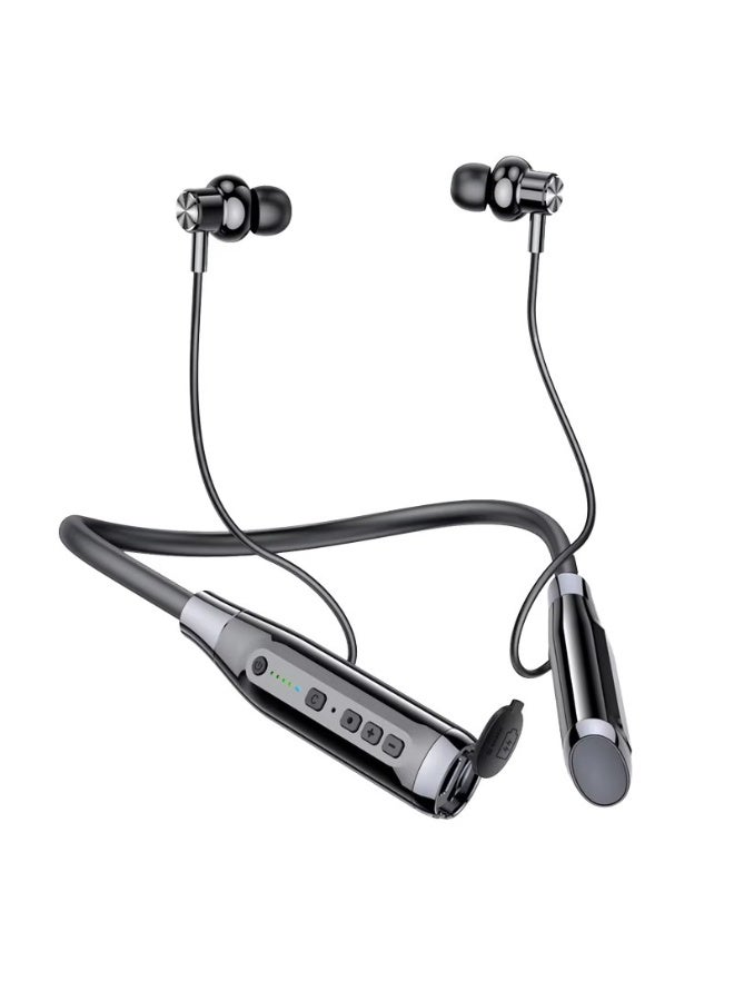 ORdEo ORdO Wireless Bluetooth Neckband Headphones OR-BL08 – 120H Playtime, Magnetic Earbuds, Bluetooth & TF Card Support, Type-C Quick Charge, Ergonomic Secure Fit - Image 1