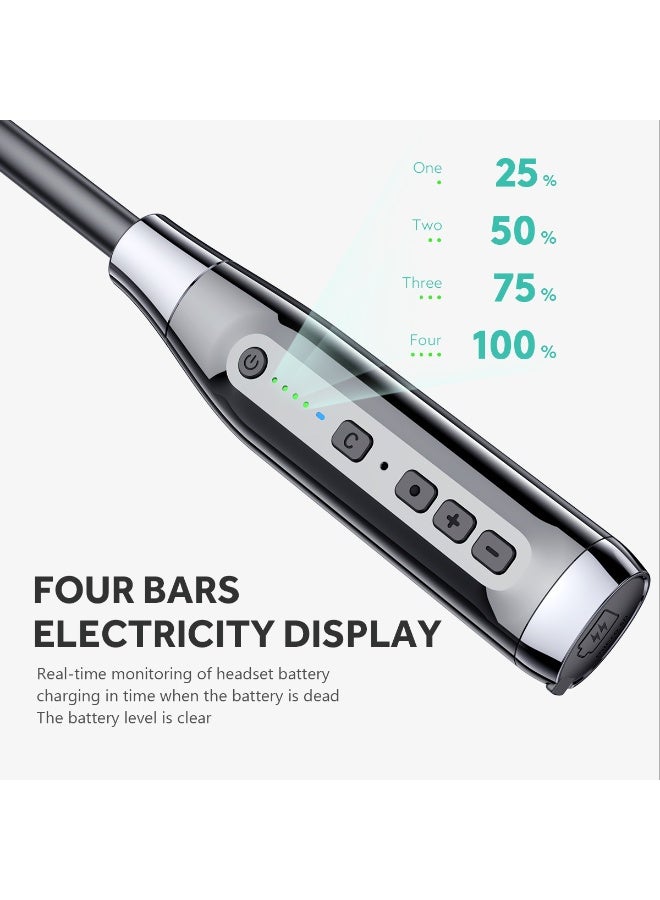 ORdEo ORdO Wireless Bluetooth Neckband Headphones OR-BL08 – 120H Playtime, Magnetic Earbuds, Bluetooth & TF Card Support, Type-C Quick Charge, Ergonomic Secure Fit - Image 4