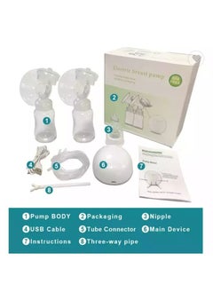 Filly Electric Double Breast Pump Superior Wearable Hands Free Electric Painless Automatic Breastfeeding Breast Pump RH228  - Image 5