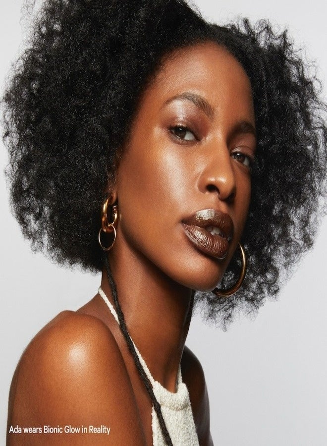 ميلك ميكب مُضيء سائل بيونيك جلو من ميلك ميك أب مع حمض الهيالورونيك - ريالييتي (برونزي لامع)، 26.8 مل | مُضيء سائل مرطب لإطلالة دافئة، متوهجة، وندية - Image 4