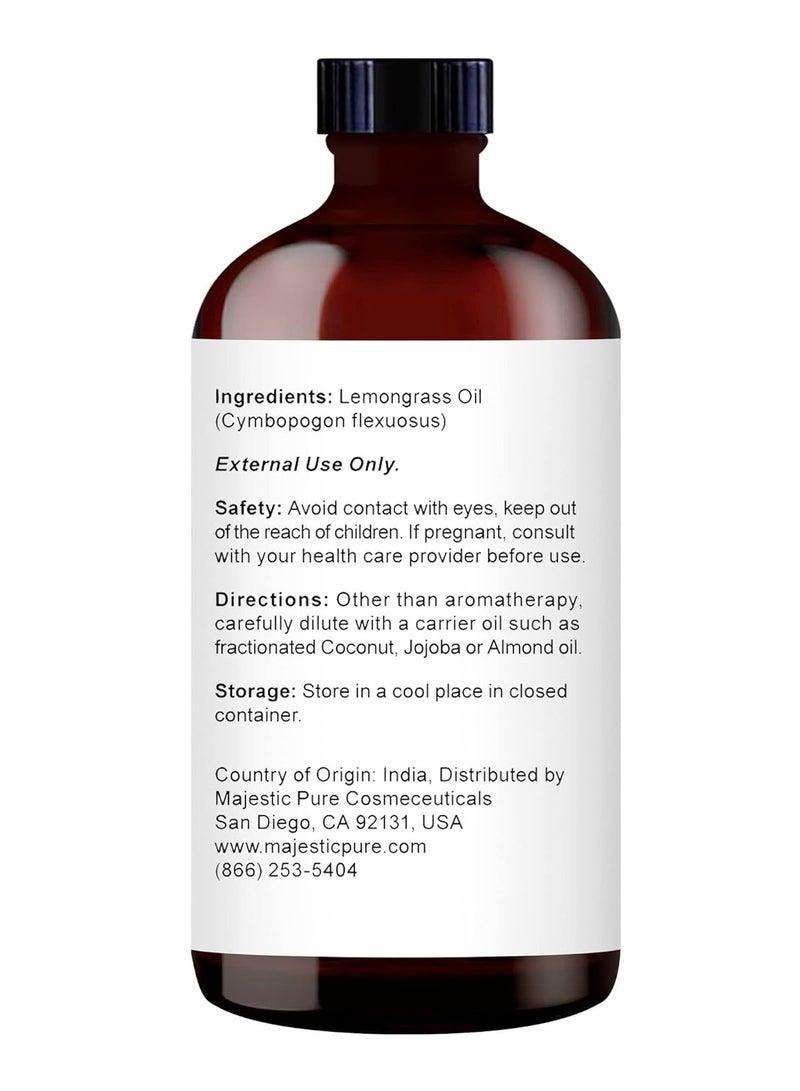 Majestic Pure Lemongrass Essential Oil - 118 ml | 100% Pure and Natural | Premium Grade Essential Oils for Aromatherapy, Diffusers, Skin, Massage and Humidifiers | - Image 5