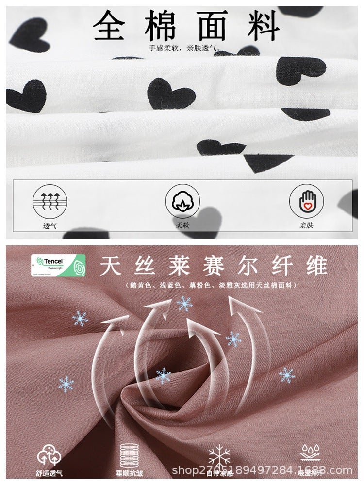 Children'S Tencel Cool Casual Pants Girls' Summer Lyocell Fiber Loose Pants - Image 3