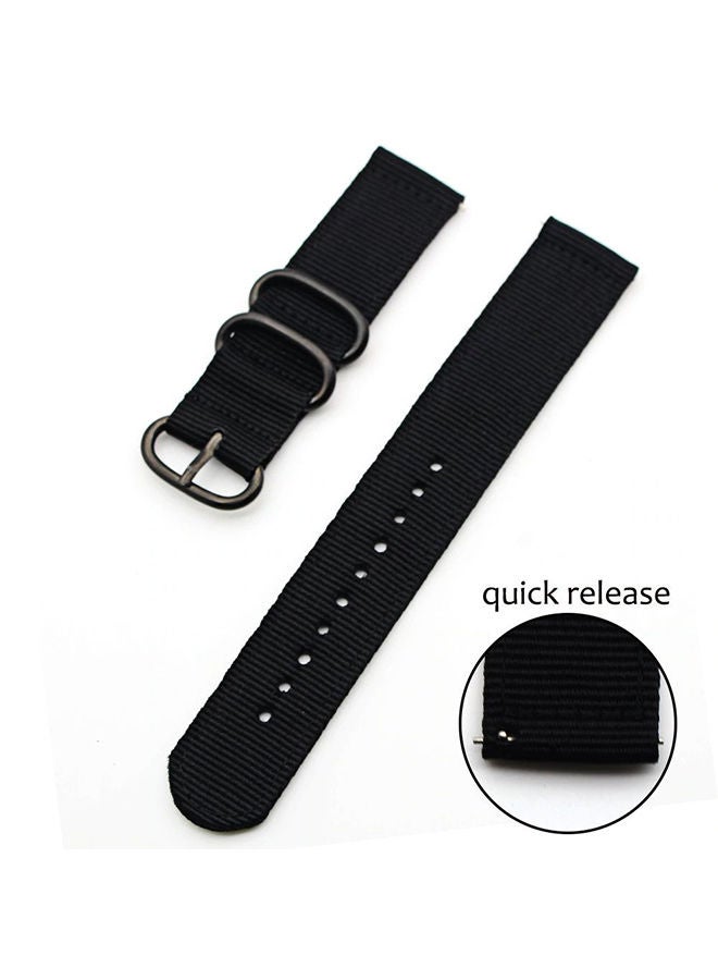 O Ozone Woven Nylon Strap Compatible with Samsung Galaxy Watch 3 45mm / Galaxy Watch 46mm / Gear S3 Frontier / Classic / Watch GT 2 46mm Bands 22mm Quick Release Replacement Strap Band - Khaki - Image 5