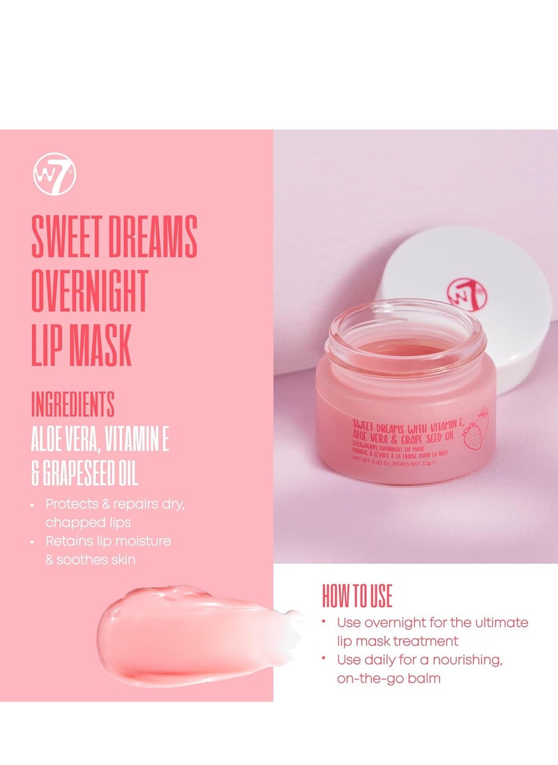 W7 - W7 Self-Care Skincare Set - 5 Step Daily Routine - Moisturizer, Serum, Toner, Cleanser & Lip Mask - Full Size Skin Care Kit for Natural, Beautiful Skin - Image 1