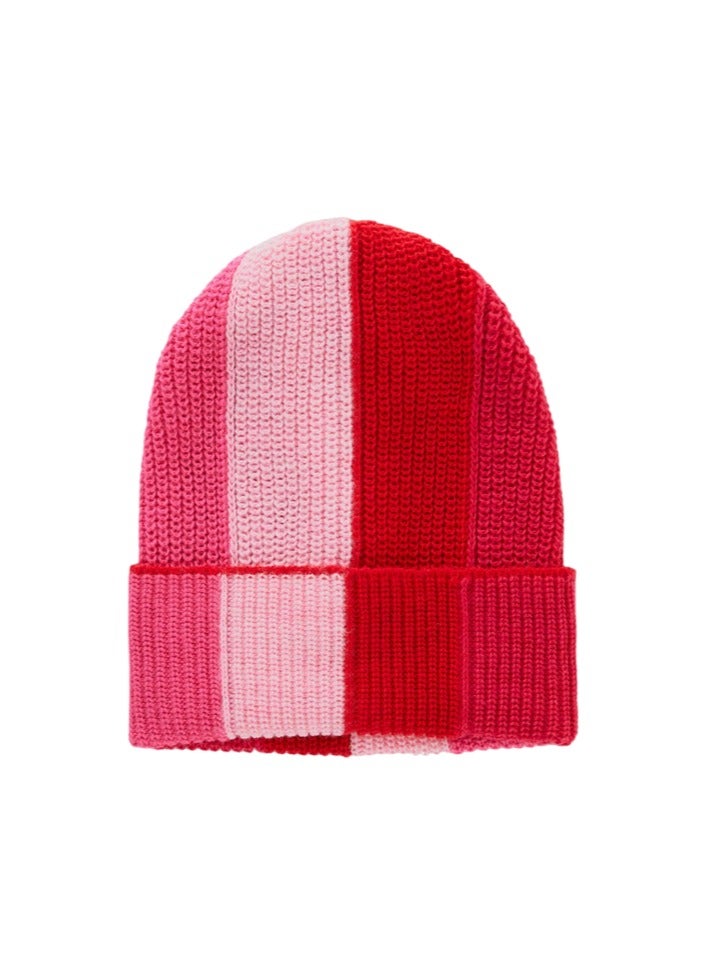 Benetton HAT IN WOOL BLEND WITH INLAY  - Image 1