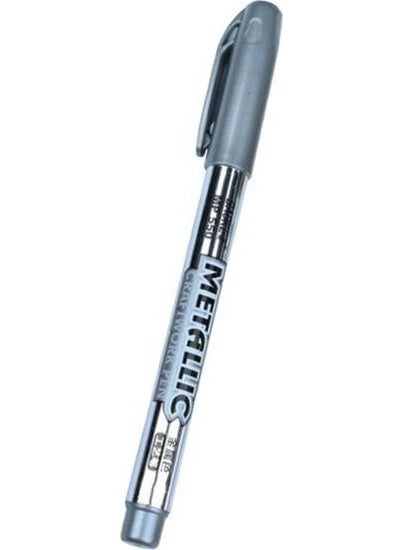 Profisher - Sealing Wax Contour Touch Up Paint Pen Metallic Gold Silver Silver - Image 1