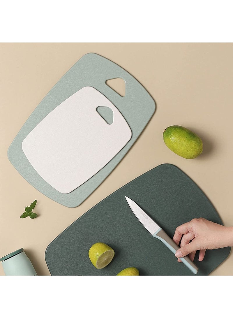 Arabest Kitchen Plastic Cutting Boards Set of 3, Professional Multicolor Cutting Board Set, Dishwasher Safe Cutting Boards for Fruit and Meat Kitchen, Green  - Image 5