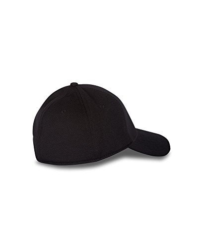 Under Armour Men's Curved Brim Stretch Fit Hat, Black (001)/White, Small/Medium - Image 2