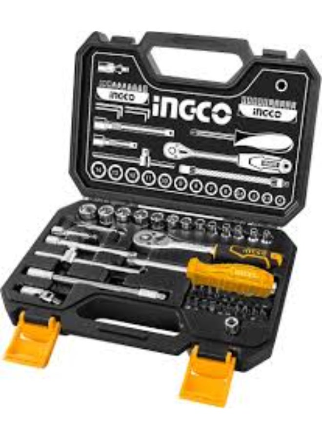 إنجكو طقم لقم ربع بوصة – 45 قطعة - Image 3