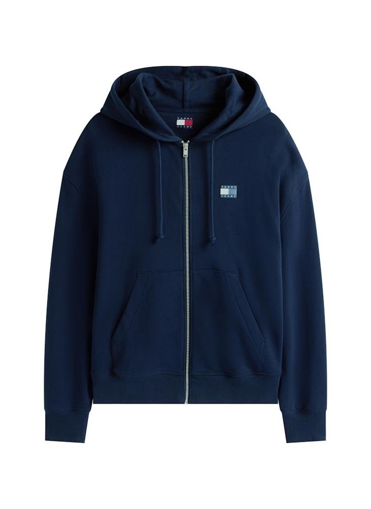 تومي جينز هودي بسحاب - Image 4