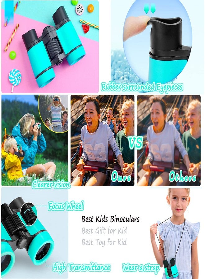 ARTOMIDE Kids Binoculars Best Gifts for 3-12 Years Boys Girls High-Resolution Optics Shockproof Mini Compact Binocuolar Toys Folding Small Telescope for Bird Watching Camping Outdoor Play - Image 4