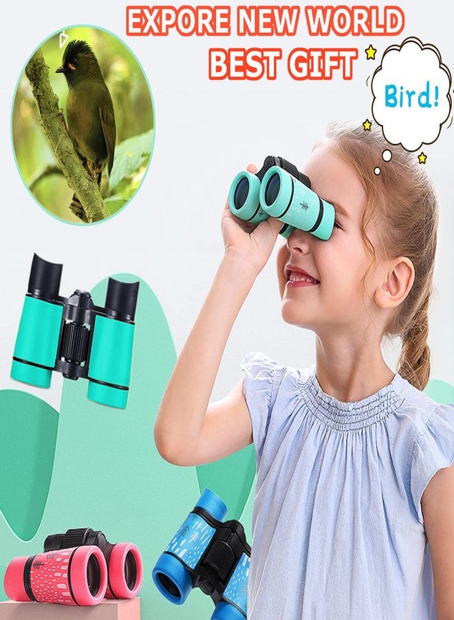 ARTOMIDE Kids Binoculars Best Gifts for 3-12 Years Boys Girls High-Resolution Optics Shockproof Mini Compact Binocuolar Toys Folding Small Telescope for Bird Watching Camping Outdoor Play - Image 2