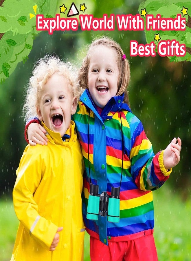 ARTOMIDE Kids Binoculars Best Gifts for 3-12 Years Boys Girls High-Resolution Optics Shockproof Mini Compact Binocuolar Toys Folding Small Telescope for Bird Watching Camping Outdoor Play - Image 5