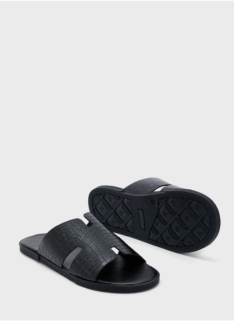 Robert Wood Casual Slides Sandals
