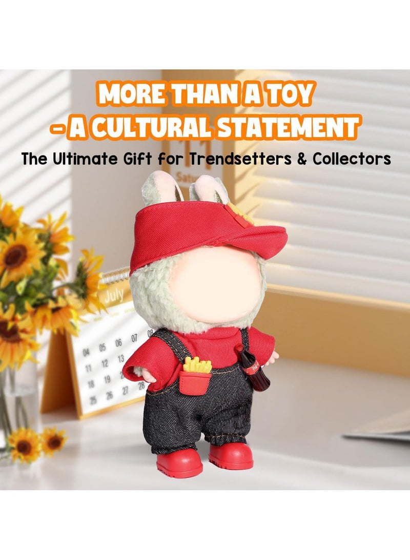 Labubu Clothing Accessories 17cm Doll Clothes, Teddy Bear Clothes Formal Casual Suit Plush Toy Clothes, Suitable for 6.7 Inch Doll Clothes Role Play Costumes - Image 4