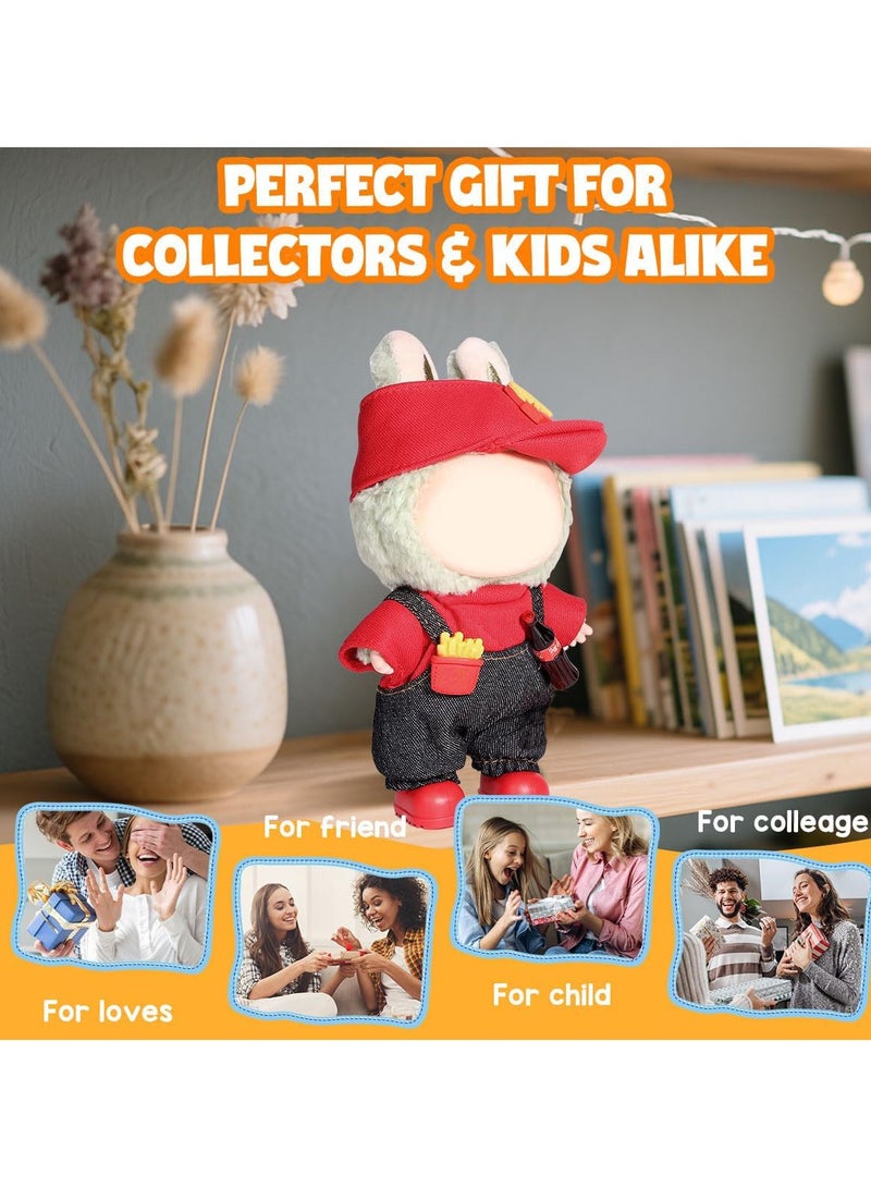 Labubu Clothing Accessories 17cm Doll Clothes, Teddy Bear Clothes Formal Casual Suit Plush Toy Clothes, Suitable for 6.7 Inch Doll Clothes Role Play Costumes - Image 5