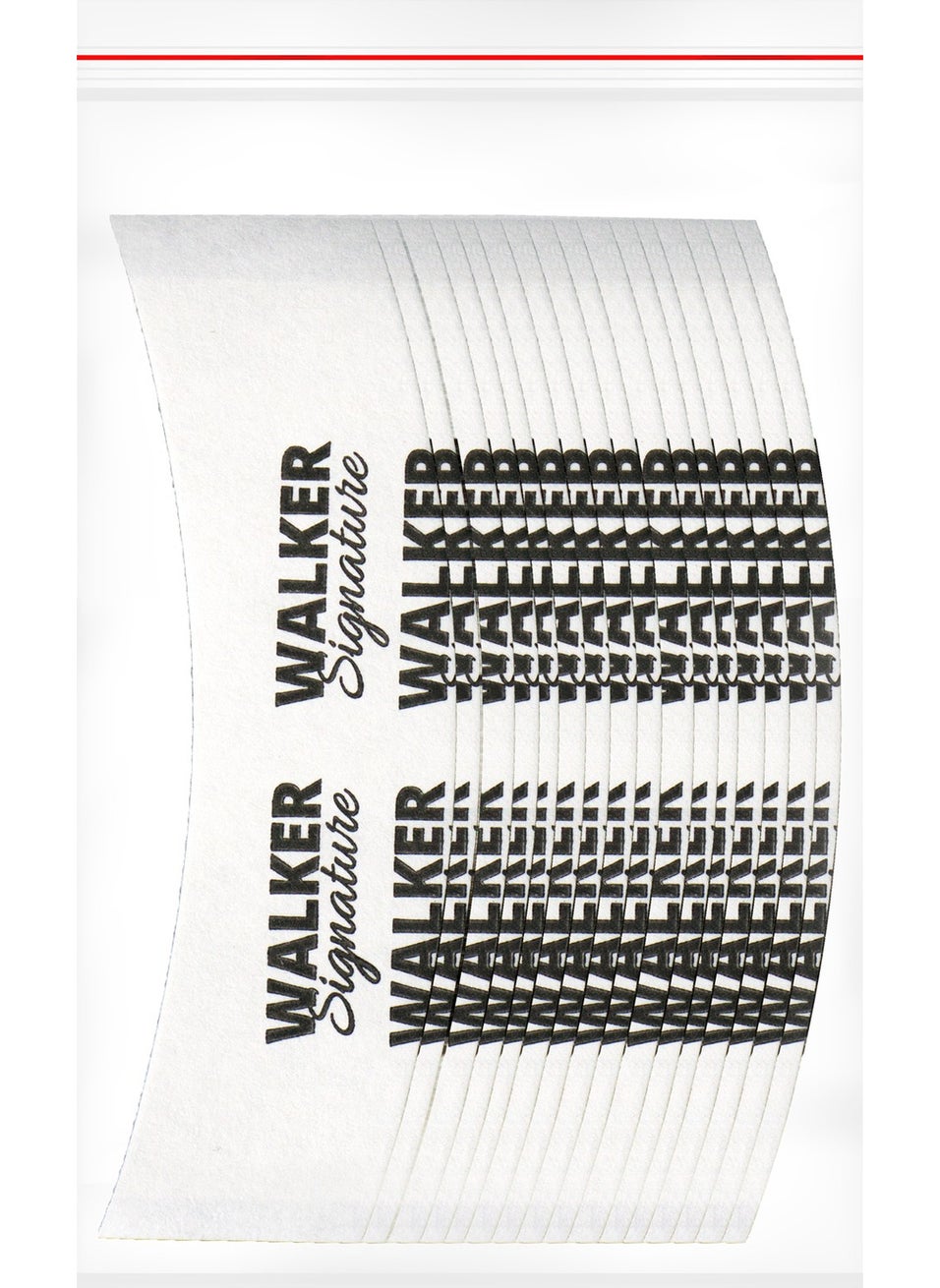 Walker Tape - Walker Signature Tape Prosthetic Hair Band Oval (''c'' - 2.0cm x 7.5cm) 36 Pieces - Image 1