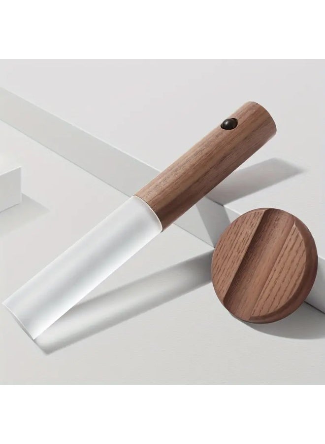 Smart LED Motion Sensor Night Light – USB Rechargeable, Magnetic Wooden-Style Wall Lamp | Human Body Induction, Detachable & Wireless Design, Can Be Handheld or Hung | Ideal for Hallway, Closet, Bedroom, Bathroom, Stairs ﻿ - Image 2