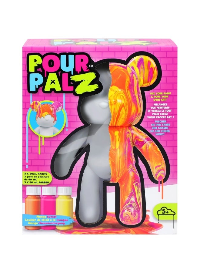 Pour طقم نشاط دب الطلاء الكبير مانجو غروب الشمس 1 - Image 1
