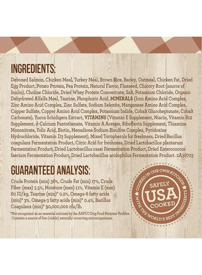 ميريك طعام القطط الجاف ميريك بورفيكت بيسترو الفاخر من الحبوب الصحية للقطط البالغة، وصفة سمك السلمون الحقيقي والأرز البني - كيس 4.0 رطل - Image 3