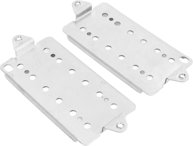 Sand resistant Guitar Neck Pickup Baseplate, Stable Exquisite Craftsmanship Cupronickel 2Pcs Robust Guitar Pickup Base Plate Set for Music Class Trendy budget practical design - Image 1