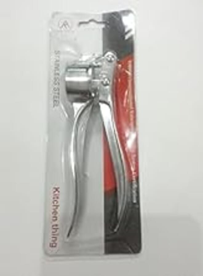 one year warranty_Stainless Steel Garlic Press - Silver20165 