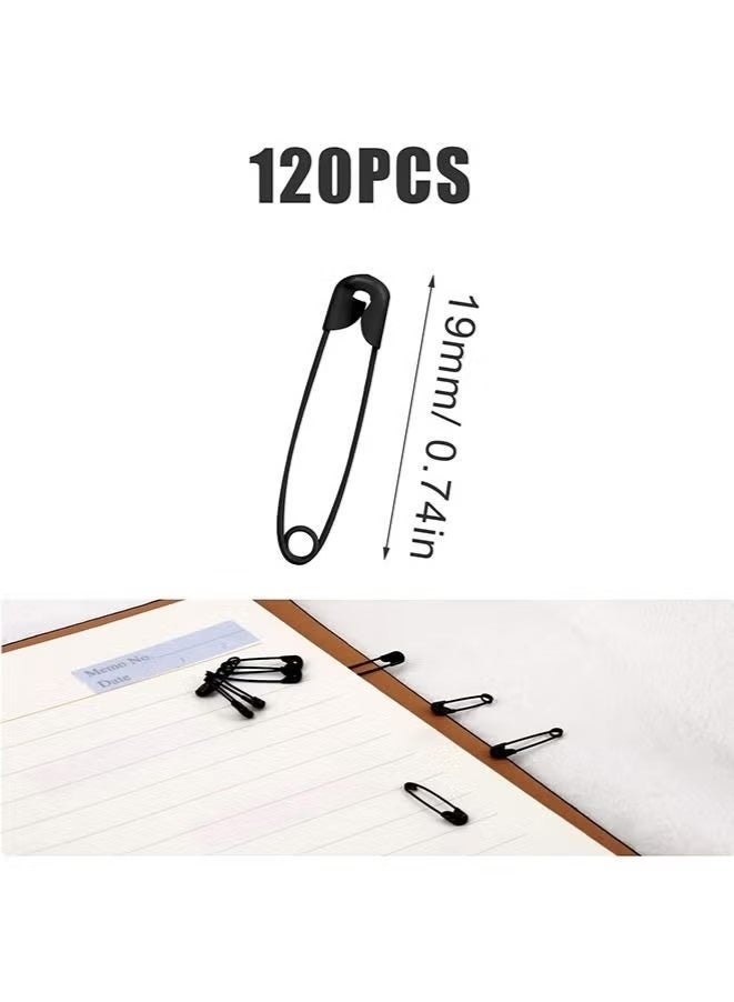 120pcs Safety Pins Safety Pins for Clothes Metal Safety Pin for Clothing Sewing Handicrafts Jewelry Making - Image 3