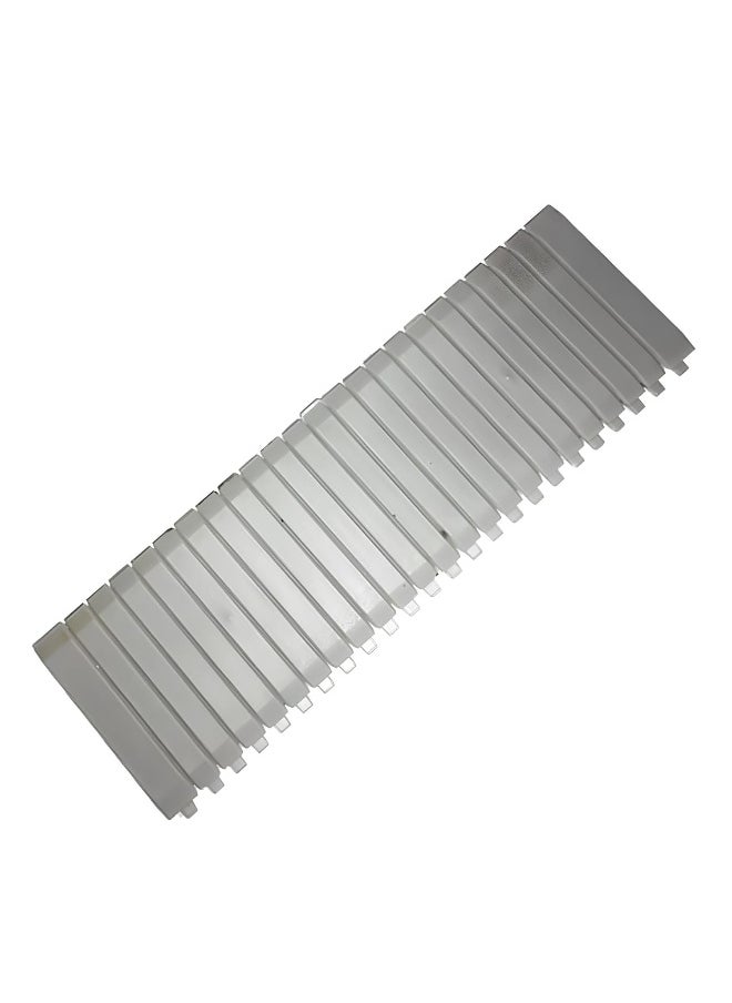 melfi Melfi MCB - DB Blanking Cover Teeth Plates â€“ Durable, Safety-first Covers For Unused Slots In Miniature Circuit Breaker Distribution Boards (1 STRIP)  - Image 1