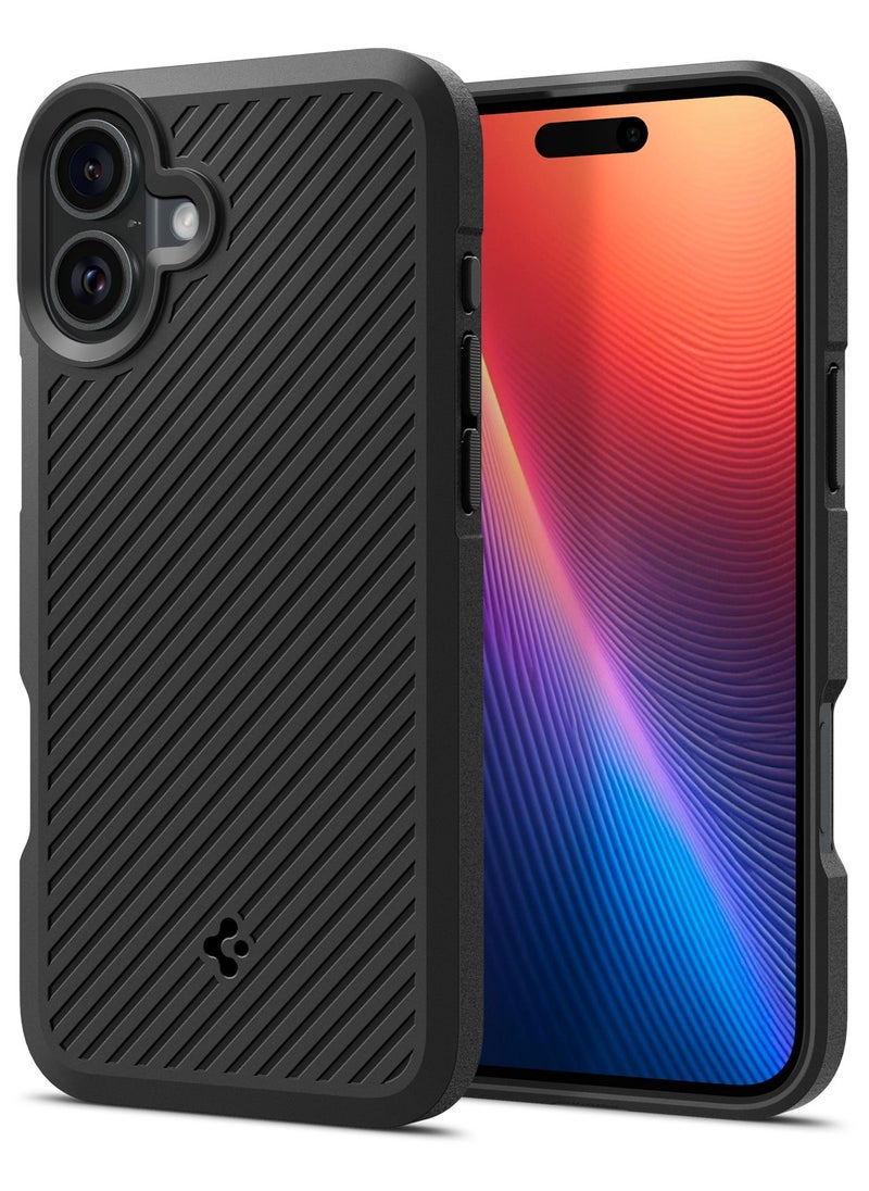Spigen Core Armor iPhone 16 Plus Case Cover (2024) - Matte Black  - Image 1