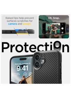 Spigen غطاء حماية آيفون 16 بلس (2024) - أسود غير لامع  - Image 4
