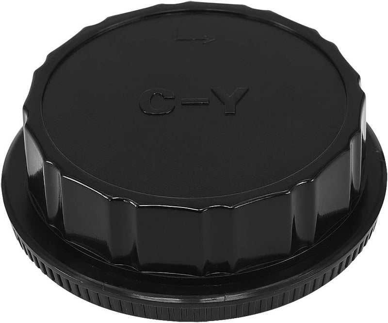 Haoge Camera Body Cap and Rear Lens Cap Cover for Contax Yashica C/Y CY Mount Camera Lens - Image 2