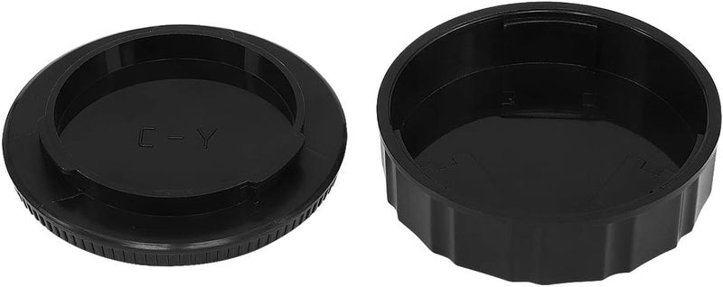 Haoge Camera Body Cap and Rear Lens Cap Cover for Contax Yashica C/Y CY Mount Camera Lens - Image 4