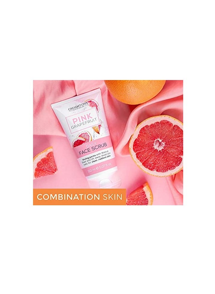 CREIGHTONS - Pink Grapefruit Refreshing Face Wash 150ml Deeply cleanses and purifies without over drying skin With added Vitamin E Dermatologically Tested - Image 1