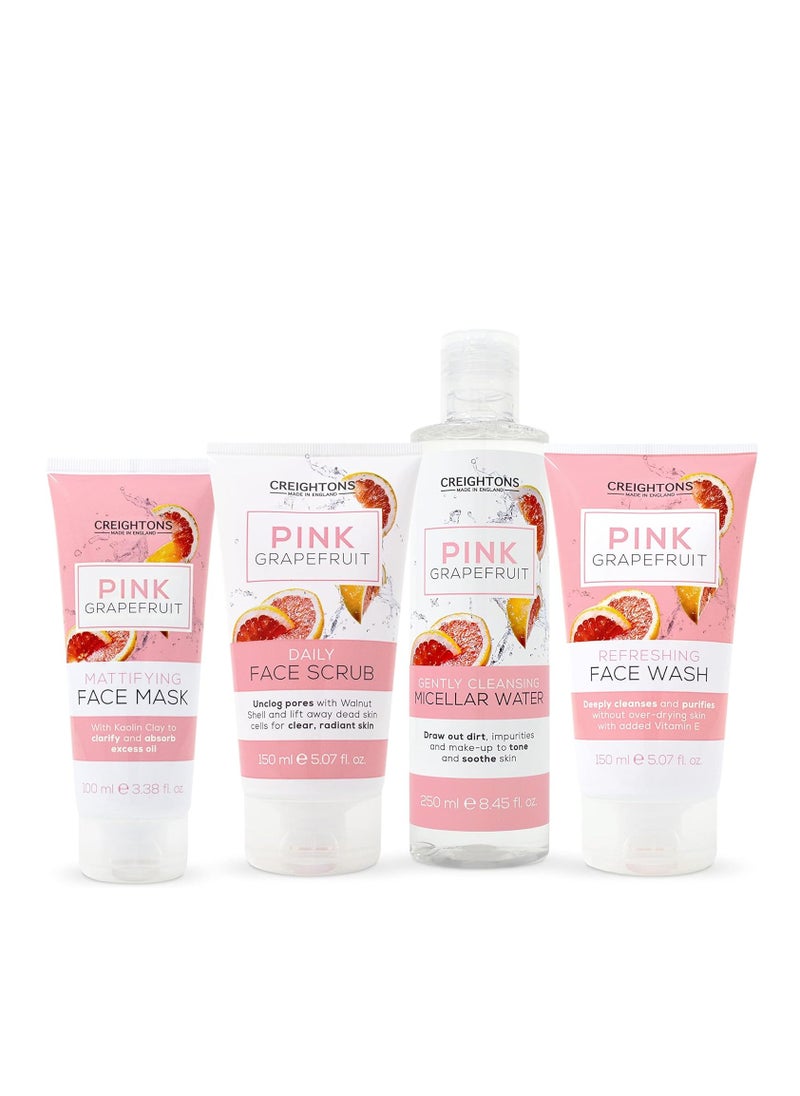 CREIGHTONS - Pink Grapefruit Refreshing Face Wash 150ml Deeply cleanses and purifies without over drying skin With added Vitamin E Dermatologically Tested - Image 1