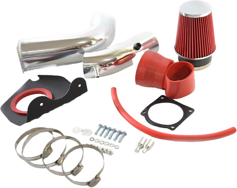 MOOSUN Cold Air Intake kit with Filter for 1999-2004 Ford Mustang 3.8L V6 (Red) - Image 3