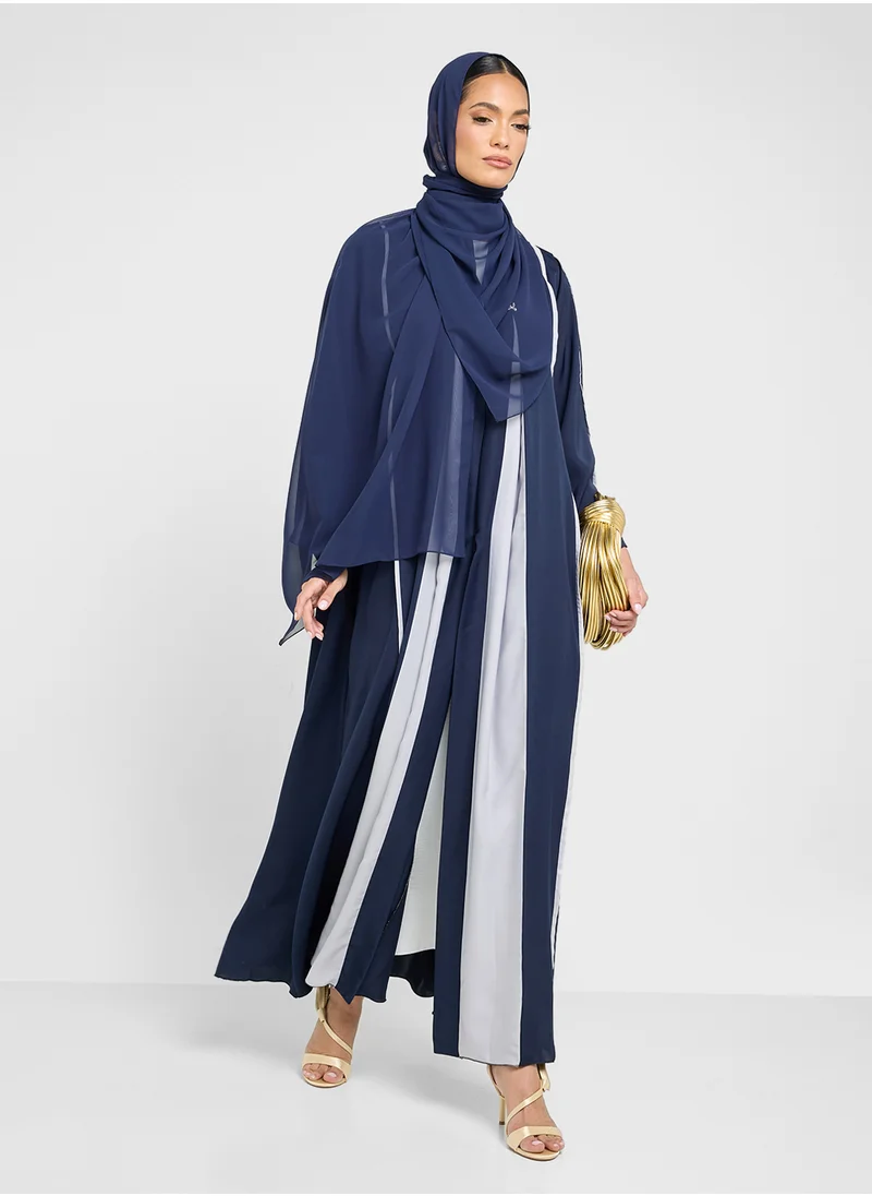 Khizana Two Toned Abaya & Sheila