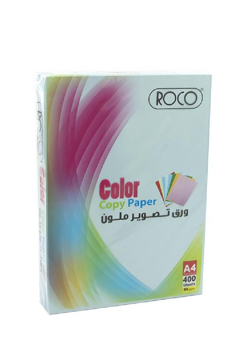 ROCO Color Copy Paper PlainBlueA480 gsm400 Sheets 