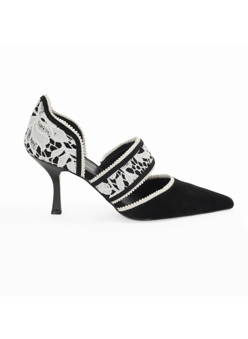ميلانو Alessia Pump Stilleto Heel - Black