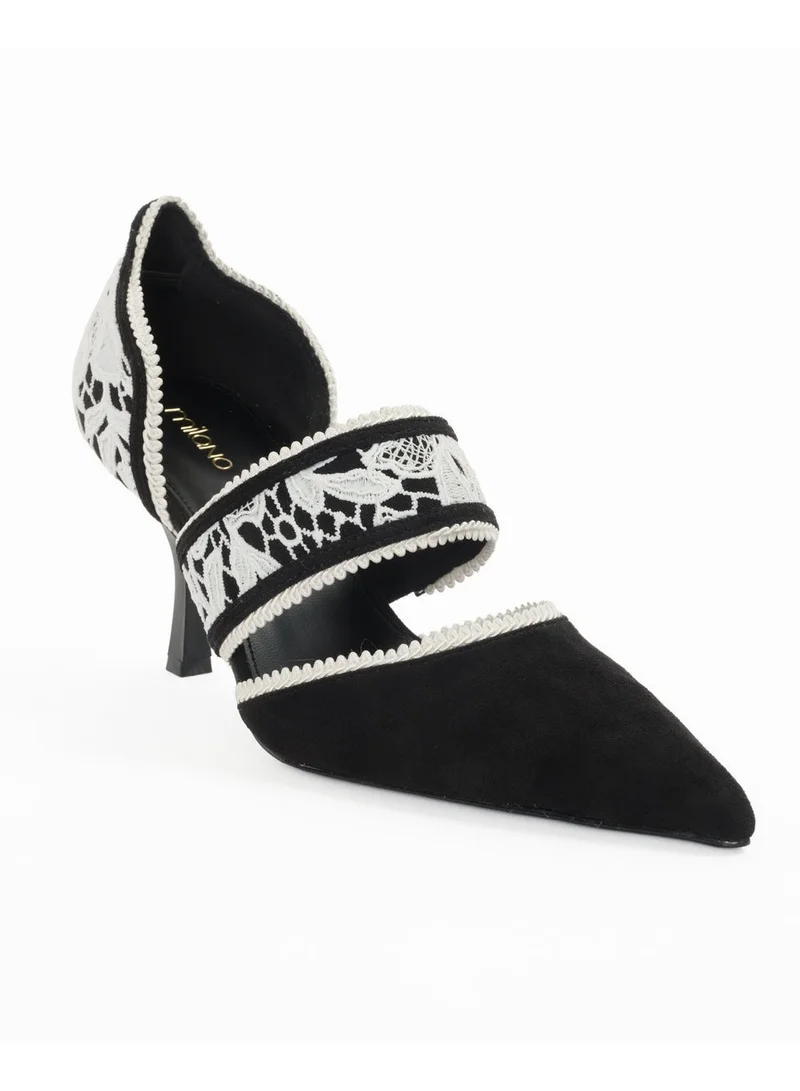 ميلانو Alessia Pump Stilleto Heel - Black