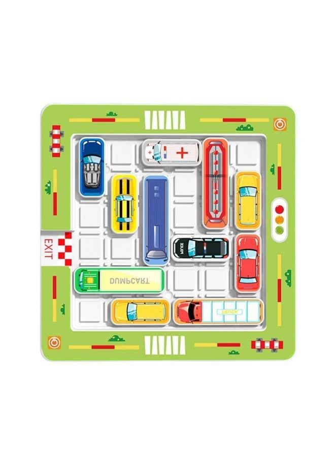 Parking Puzzler Magnetic Travel Board Game – Car Games Brain Teaser with 360 challenges Traffic Jam Challenges, Logic Puzzle Toy for Kids Ages 3+ and Parent Child Problem Solving Fun - Image 5