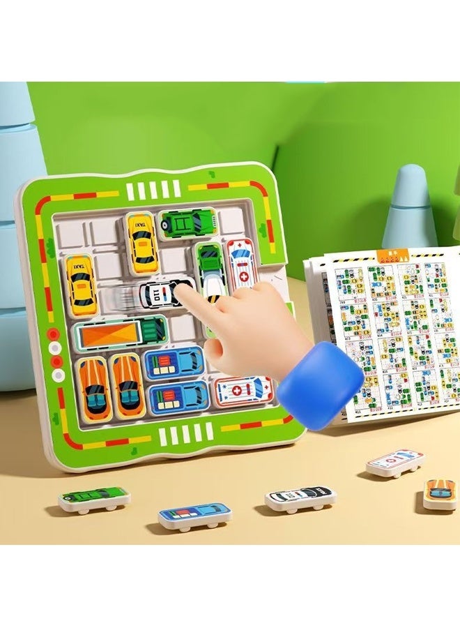 Parking Puzzler Magnetic Travel Board Game – Car Games Brain Teaser with 360 challenges Traffic Jam Challenges, Logic Puzzle Toy for Kids Ages 3+ and Parent Child Problem Solving Fun - Image 2