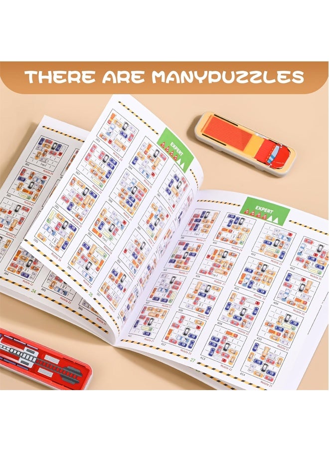 Parking Puzzler Magnetic Travel Board Game – Car Games Brain Teaser with 360 challenges Traffic Jam Challenges, Logic Puzzle Toy for Kids Ages 3+ and Parent Child Problem Solving Fun - Image 4