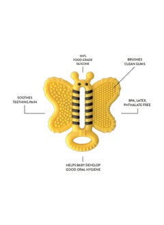 Malarkey Kids Baby Teether Bee Brush  - Image 3