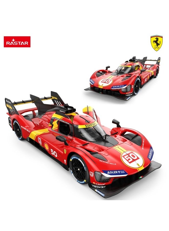 Rastar 1:14 Scale Ferrari 499P Remote Control Car, Officially Licensed Ferrari RC Toy Car for Kids - Image 3