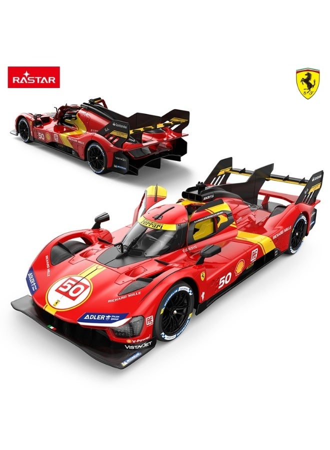 Rastar 1:14 Scale Ferrari 499P Remote Control Car, Officially Licensed Ferrari RC Toy Car for Kids - Image 2